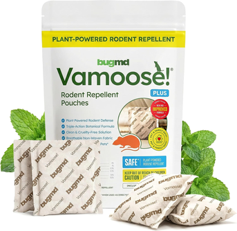 BugMD Vamoose! Plus Peppermint Oil Mouse Repellent Pouches