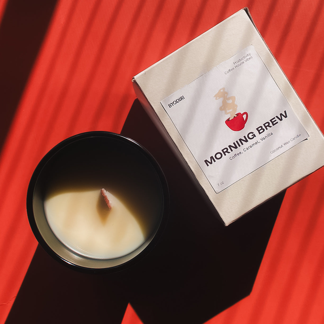 Morning Brew—Scented Coconut Wax Candle, 7oz-gallery-52628618543378