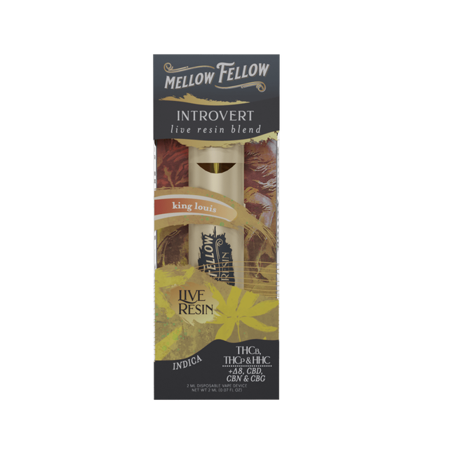 Introvert Blend 2ml Live Resin Disposable Vape - King Louis (Indica)-gallery-37327726608590