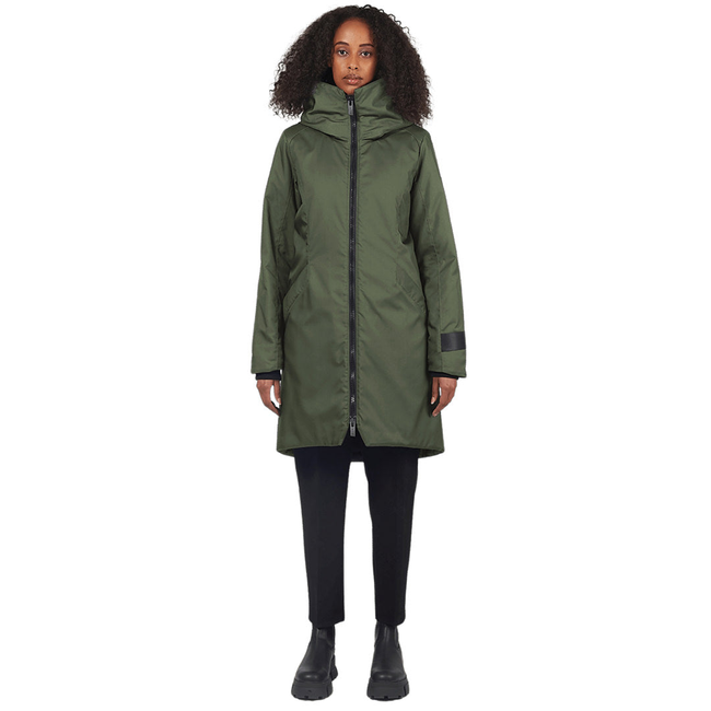 KIRSI Knee-Length Parka-gallery-41247071338747