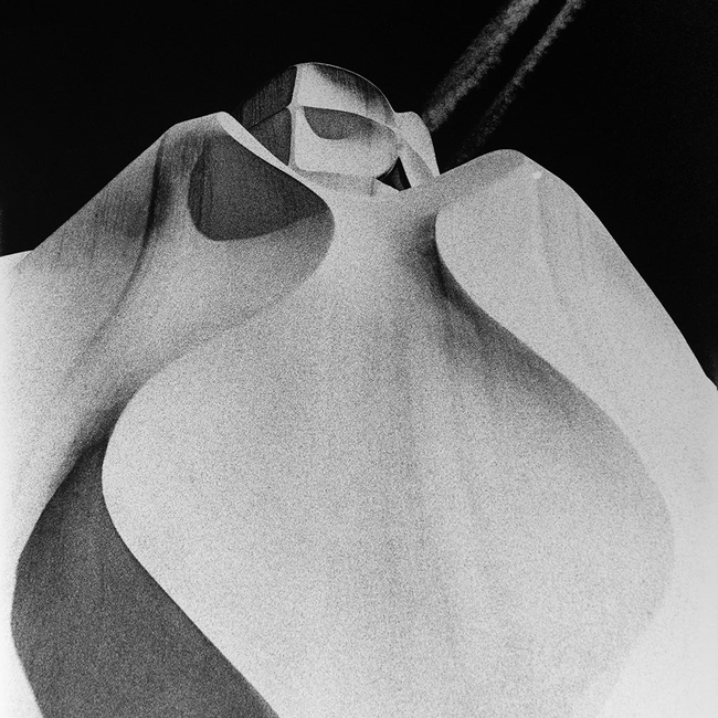 Babs Silk Blouse - Black/White Stone Man Print Design-gallery-45486349254952