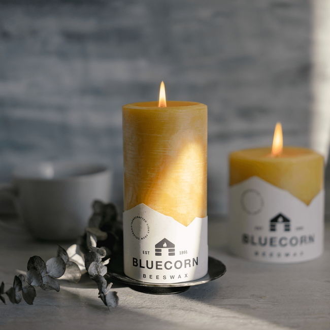 Pure Beeswax Pillar Candles-gallery-39117845004534