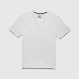 Sean Slub Henley - Brilliant White