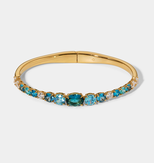 STELLAR MULTI STONE  HINGE BRACELET
