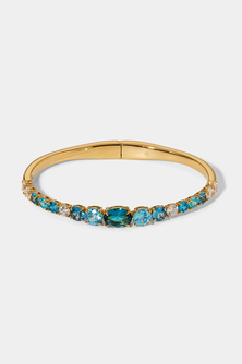 STELLAR MULTI STONE  HINGE BRACELET