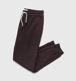 Dune Drawstring Terry Jogger - Brown Heather