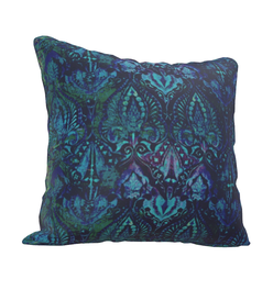 Luxury Paisley Pillow - Neela Blue