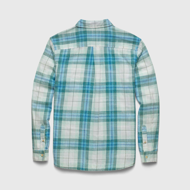 Brian Twill Plaid Shirt - Blue Combo-gallery-45068246057218