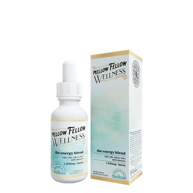 The Energy Blend CBD Tincture - 1500mg - Berry-gallery-37003734679758