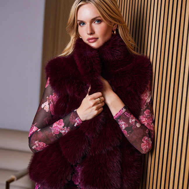 Rosario Faux Fur Vest-gallery-44946017157370