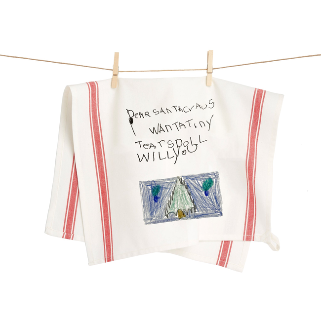 Red Striped Custom Kids Artwork Towel-gallery-38233210945759