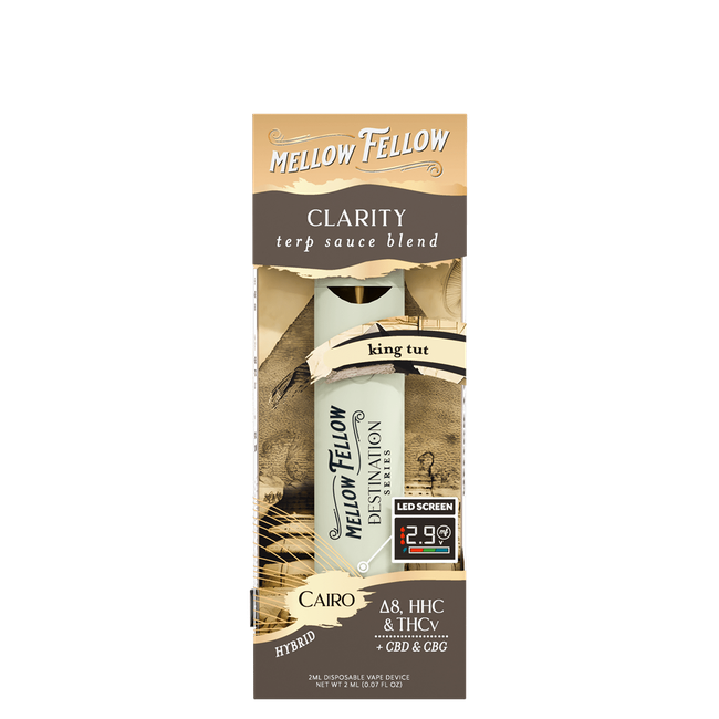Clarity Blend - Terp Sauce 2ml Disposable Vape - King Tut (Hybrid)-gallery-36989952622798