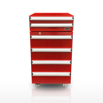 Whynter TBR-185SR 1.8 cu. ft. Portable Toolbox Refrigerator with 2-Drawers and Lock in Red Stainless
