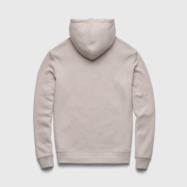 Justin Cashmist Fleece Hoodie - Taupe Heather Grey-gallery-45068457738498
