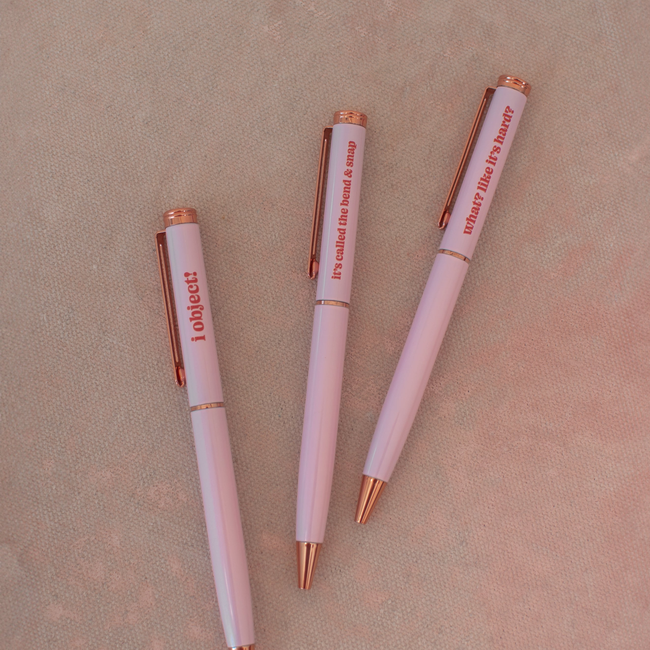 It’s Giving Elle Woods 3-Piece Pen Set-gallery-33262497759298