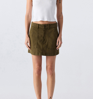 Easy Slouch Skirt <br> Reseda