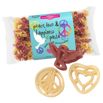 Peace Love & Happiness Pasta