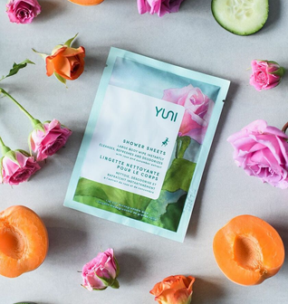 Rose Cucumber Shower Sheets