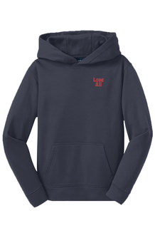 Love All Tennis Kids Fleece Hooded Pullover