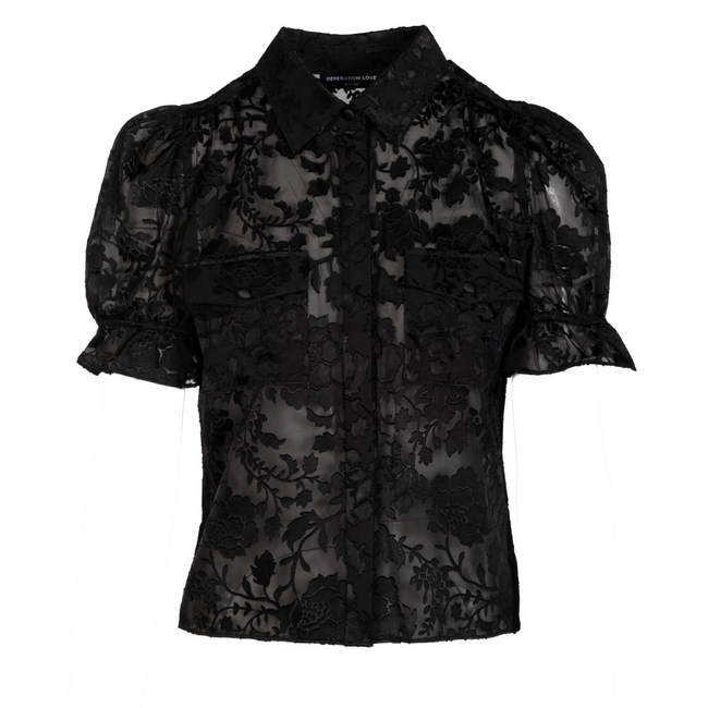 Mina Burn-Out Shirt-gallery-45111853482234