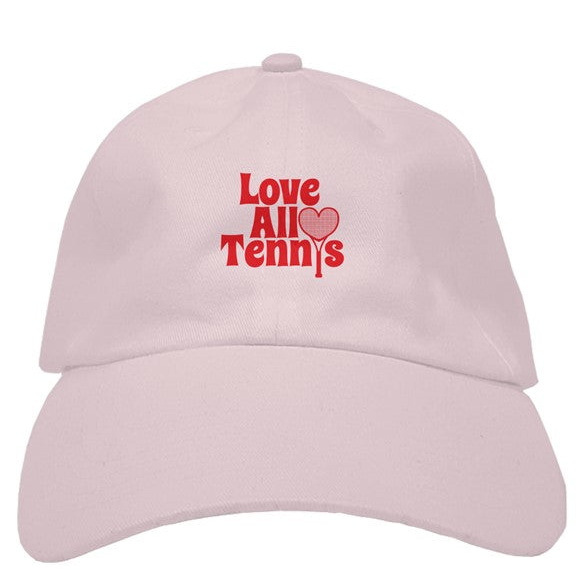 Love All Tennis Premium Baseball Hat-gallery-36193015660625