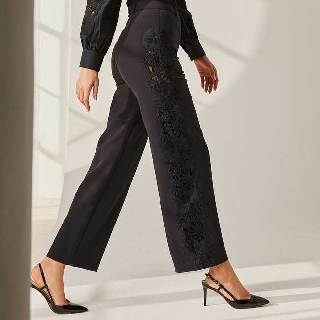 Brenna Lace Combo Pants-gallery-42933073314042