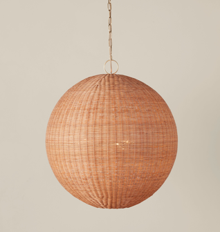 Miramar Rattan Round Chandelier