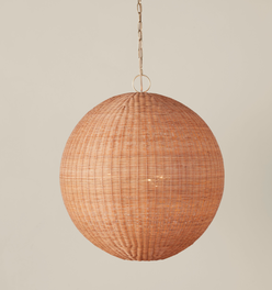 Miramar Rattan Round Chandelier