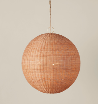 Miramar Rattan Round Chandelier