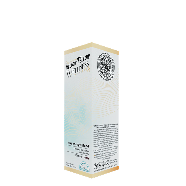 The Energy Blend CBD Tincture - 1500mg - Berry-gallery-37327698329806