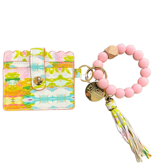 Palm Beach Keychain Wristlet Wallet