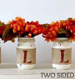 Farmhouse Fall Home Decor | Rustic Table Centerpieces - Two Sided