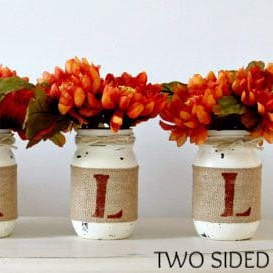 Farmhouse Fall Home Decor | Rustic Table Centerpieces - Two Sided-gallery-26241643283