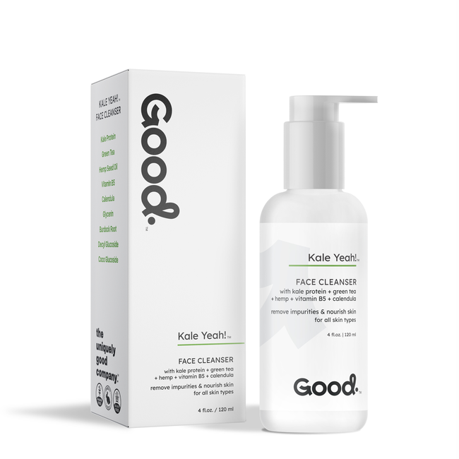 Kale Yeah!™️ Green Tea Antioxidant Superfood Face Cleanser-gallery-46426036470069