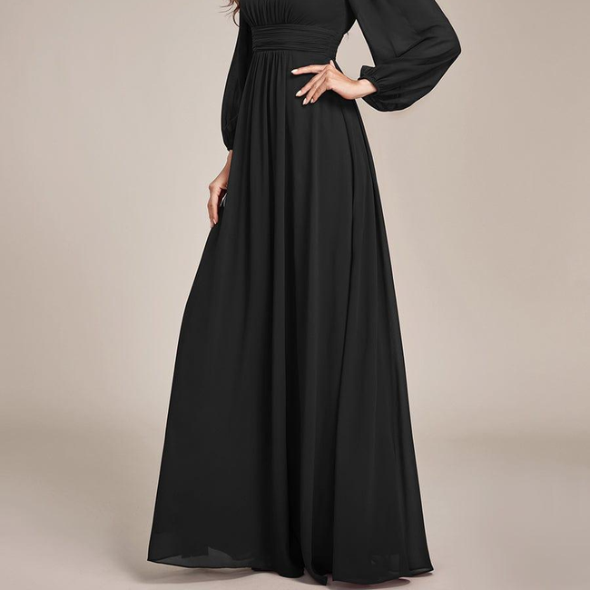 ever CELESTE|Chiffon High Empire Waist Puff Sleeve Mother Dress-gallery-30780759048266