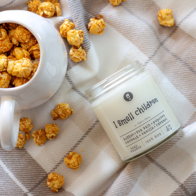 Halloween Candle I Smell Children - 8 oz | Popcorn + Butter + Sea Salt + Caramel + Coconut + Vanilla-gallery-29565140926534