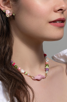 Beaded Gentlewoman's Agreement® Necklace in Petal