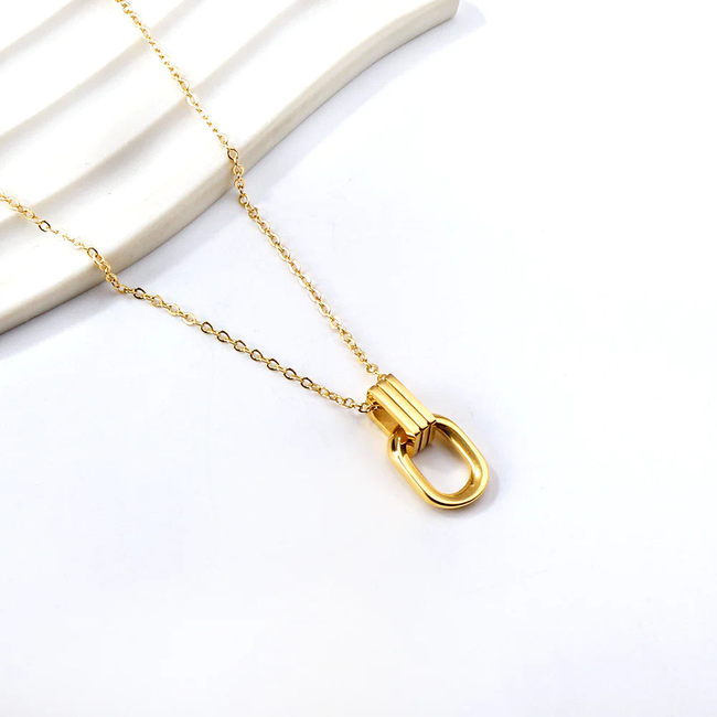 Ella Gold Slide Pendant-gallery-42474087776506