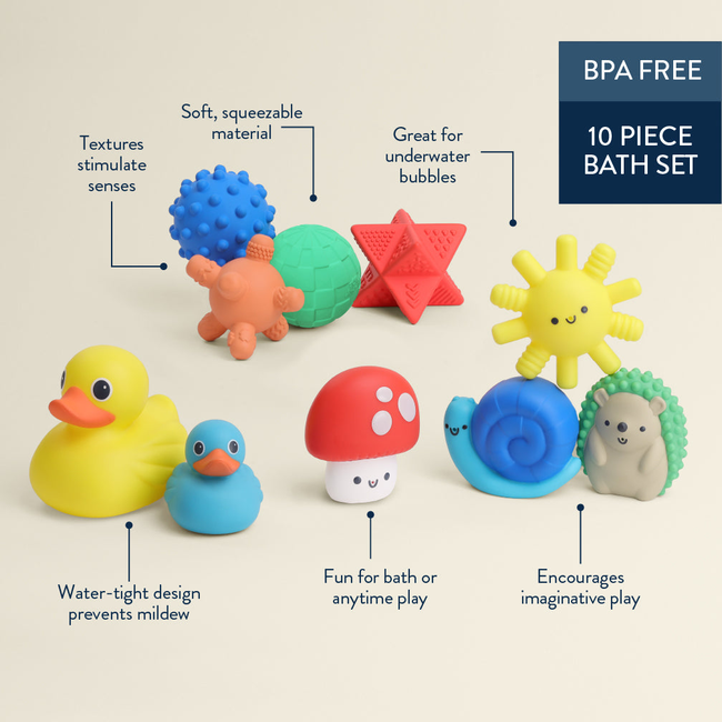 Itzy Splash Gift Set™ 10-Piece Bath Toys-gallery-38417310089387