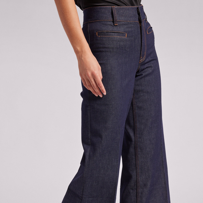 Raquel Sheen Denim Pants-gallery-40381231137018