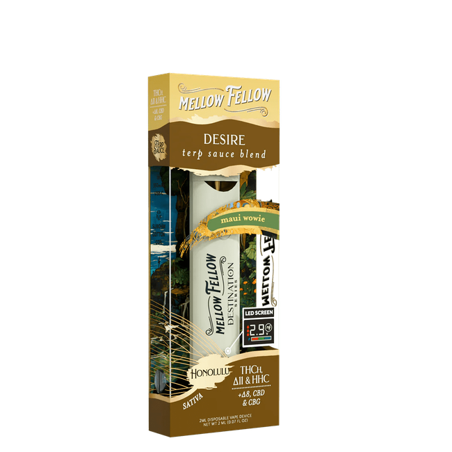 Desire Blend - Terp Sauce 2ml Disposable Vape - Maui Wowie (Sativa)-gallery-37327639085262