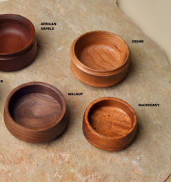 Sapele, Cedar, Mahogany: Kitchy Bowls