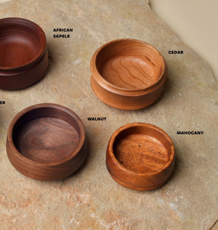 Sapele, Cedar, Mahogany: Kitchy Bowls