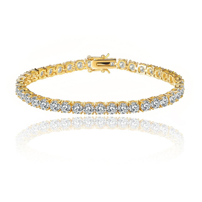 Tennis Bracelet  with 1/8 CT  Cubic Zirconia-gallery-30351803744314