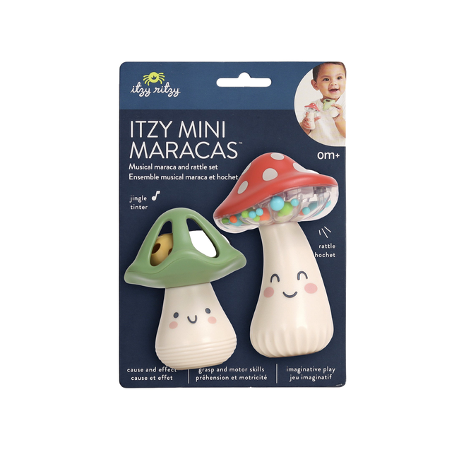 Itzy Mini Maracas™ Musical Rattle Set-gallery-37708527665323