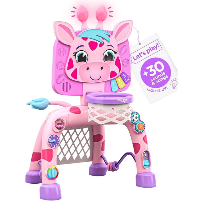 Giraffe Play & Score Activity Center - Pink-gallery-41412968251608