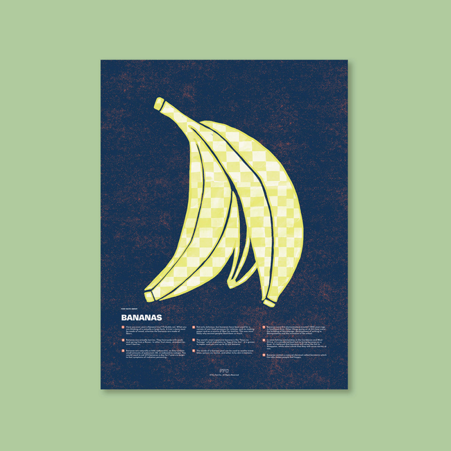 Banana Fun Facts Print-gallery-38860463472886