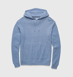 Justin Cashmist Fleece Hoodie - Blue Heather
