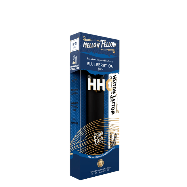 HHC Premium 2ml Disposable Vape - Blueberry OG (Hybrid)-gallery-37327738011854