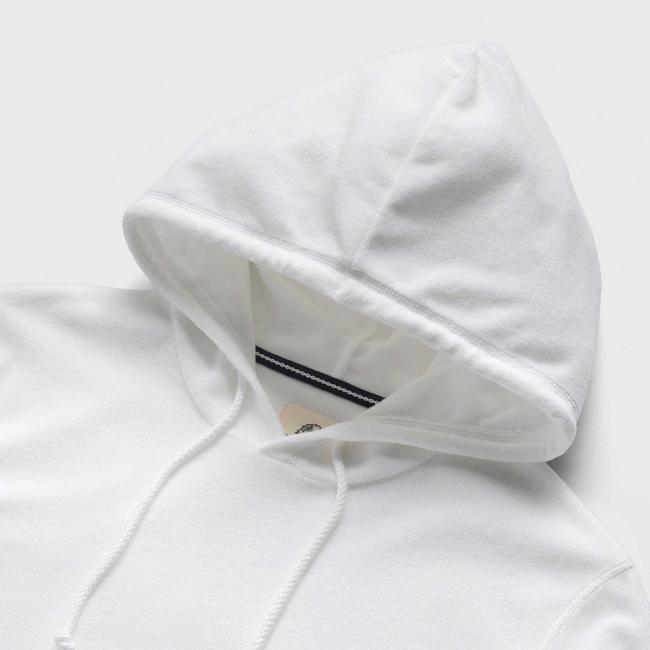Dave Saltwater Terry Hoodie - White-gallery-47040669286658